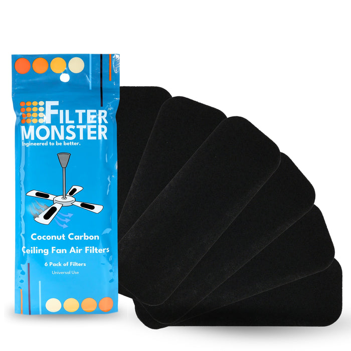 Filter-Monster Coconut Carbon Ceiling Fan Blade Air Filters