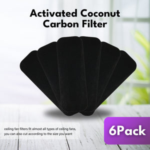 Filter-Monster Coconut Carbon Ceiling Fan Blade Air Filters