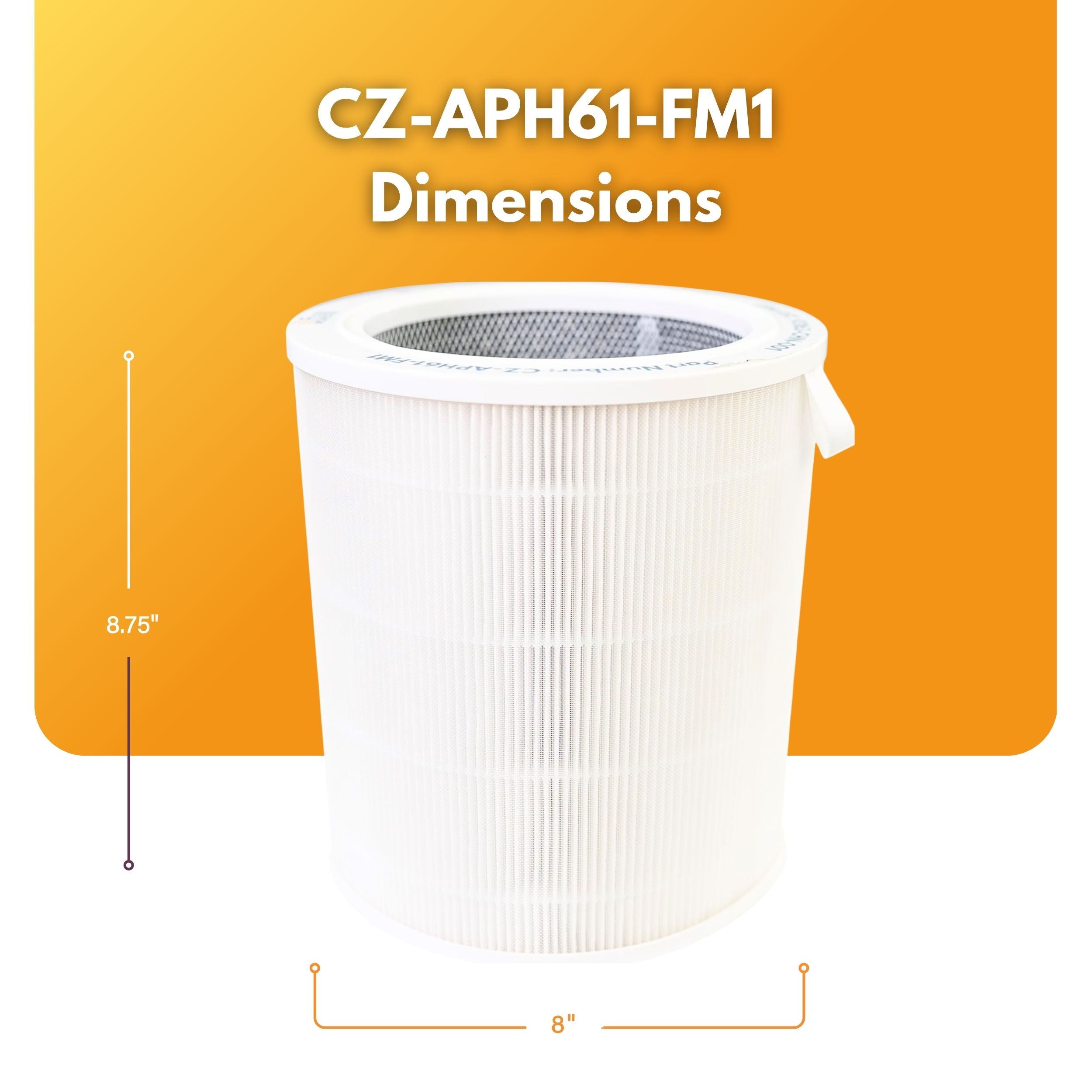 Filter-Monster Replacement for Comfort Zone H6 Filters
