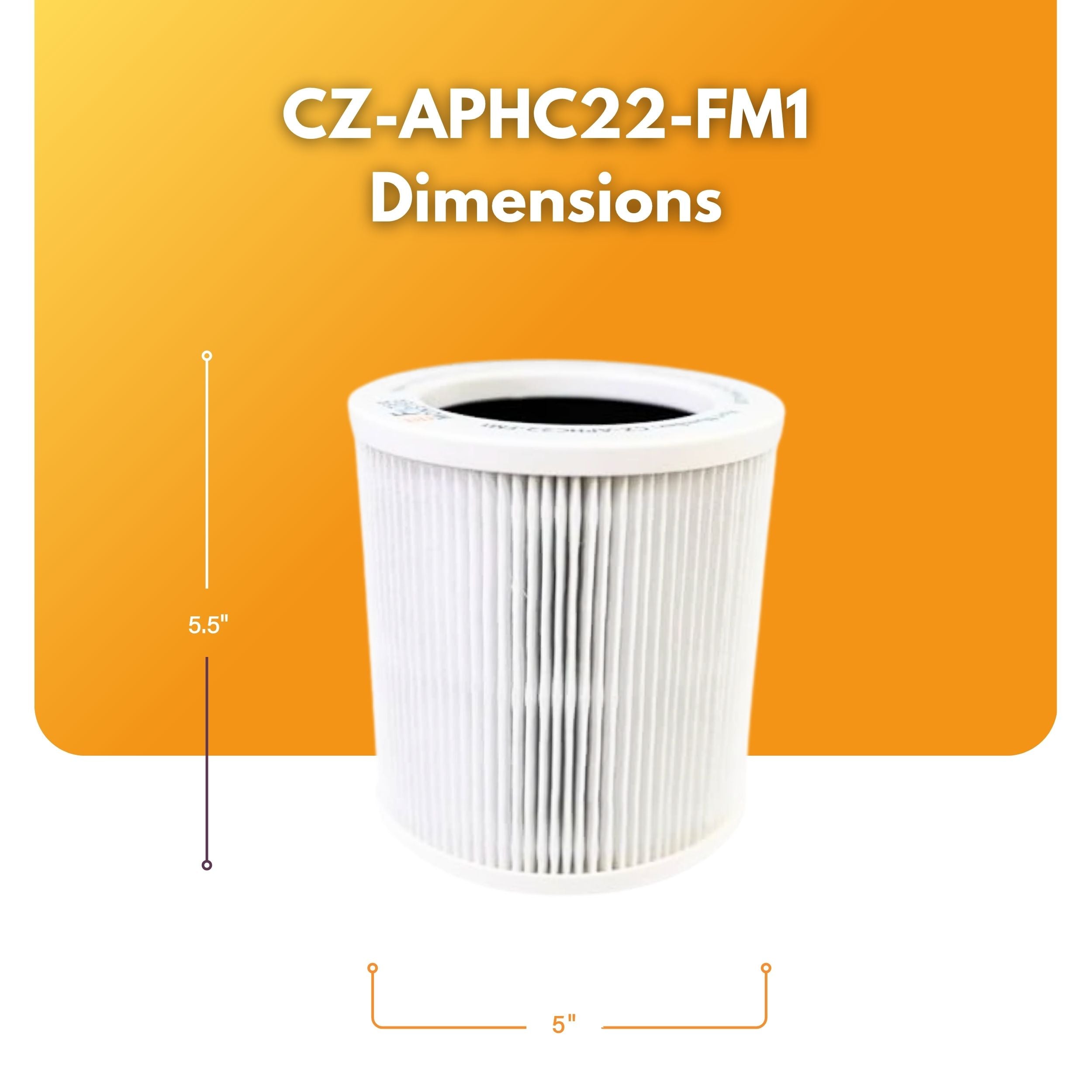 Filter-Monster Replacement 2 Pack for Comfort Zone H2 filters