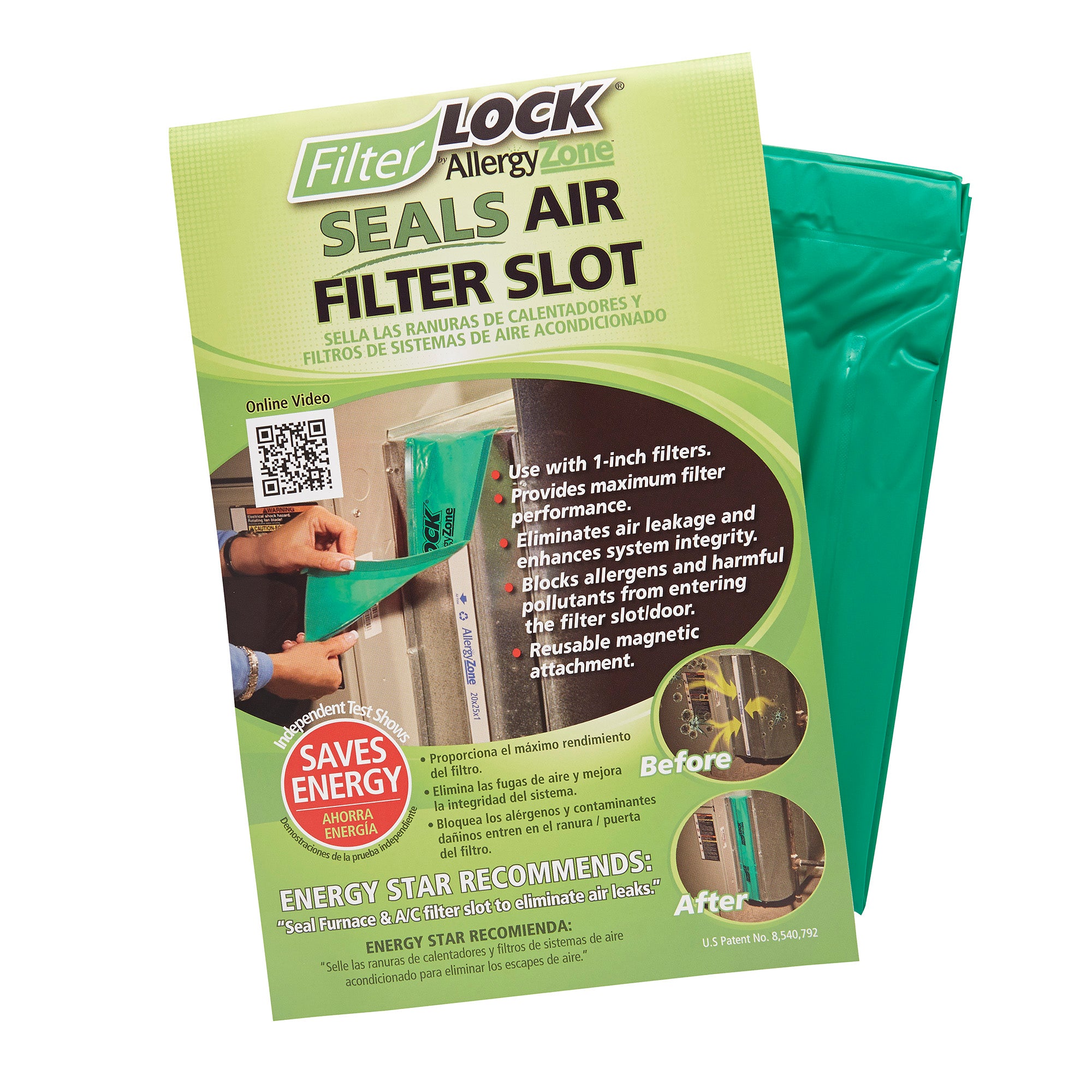 Filter-Monster FilterLock Furnace Filter Slot Seal, AZ-FL