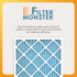 Filter-Monster 1" Pleated HVAC Air Conditioner Furnace Replacement Air Filter MERV 11 / MERV 13 Options, 4 Pack