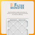 Filter-Monster 1" Pleated HVAC Air Conditioner Furnace Replacement Air Filter MERV 11 / MERV 13 Options, 4 Pack