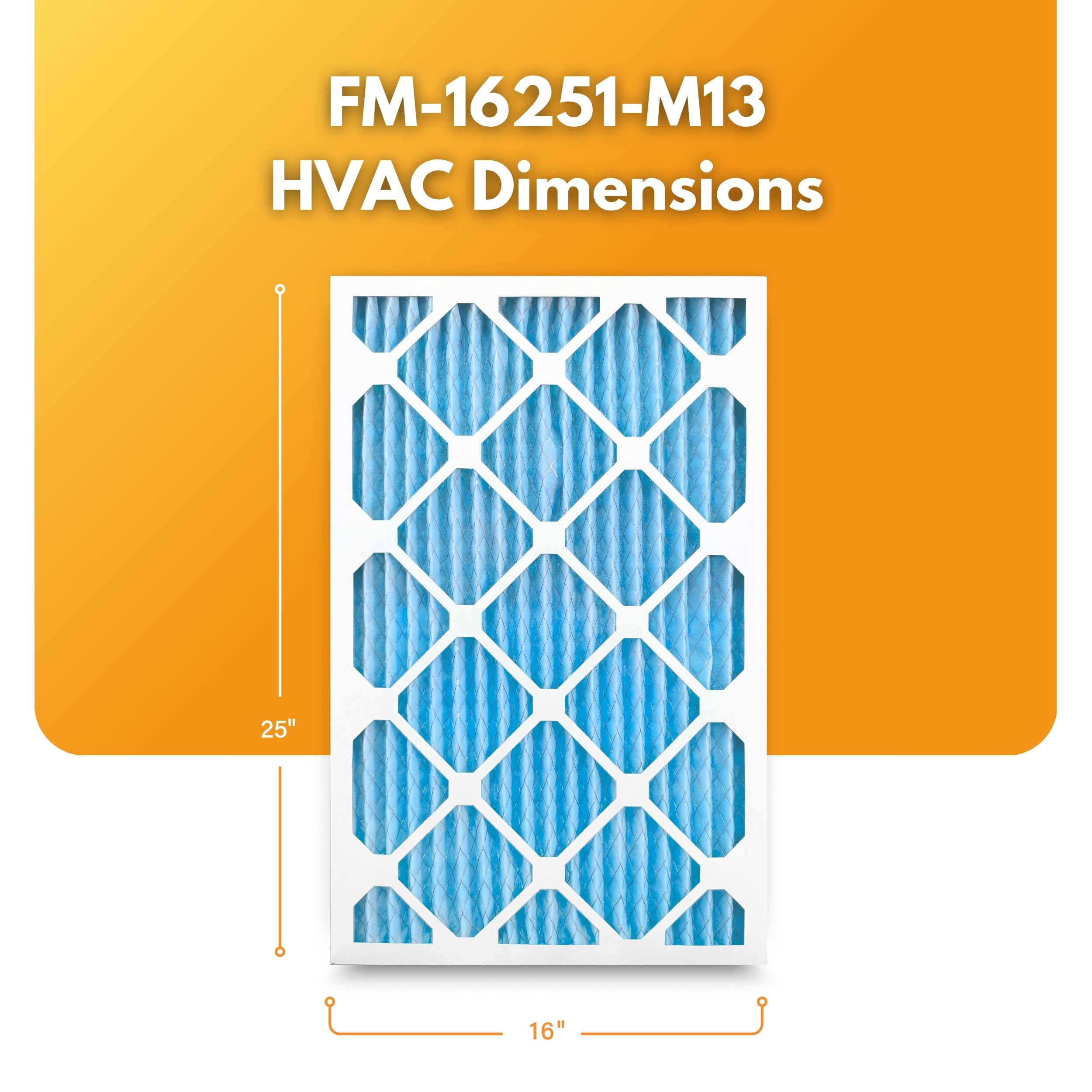 Filter-Monster 1" Pleated HVAC Air Conditioner Furnace Replacement Air Filter MERV 11 / MERV 13 Options, 4 Pack