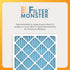 Filter-Monster 1" Pleated HVAC Air Conditioner Furnace Replacement Air Filter MERV 11 / MERV 13 Options, 4 Pack