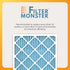 Filter-Monster 1" Pleated HVAC Air Conditioner Furnace Replacement Air Filter MERV 11 / MERV 13 Options, 4 Pack