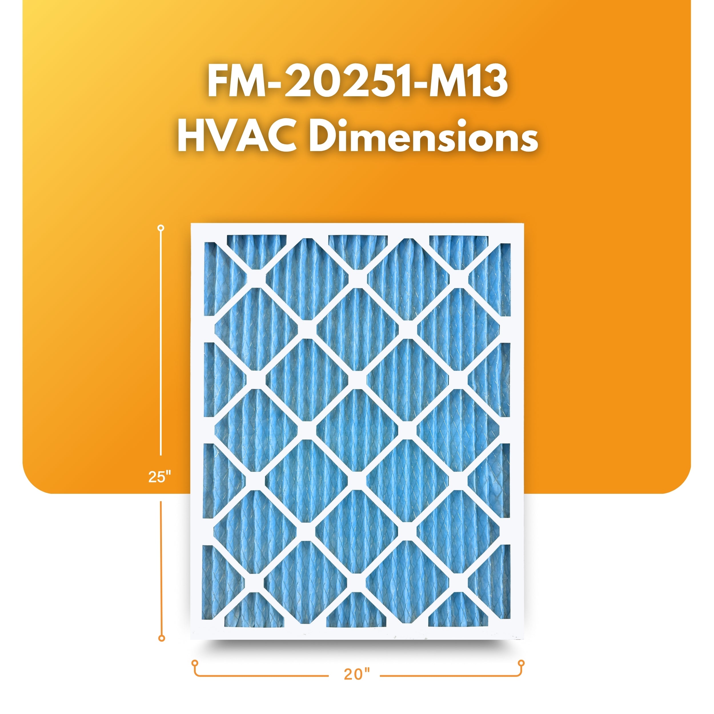 Filter-Monster 1" Pleated HVAC Air Conditioner Furnace Replacement Air Filter MERV 11 / MERV 13 Options, 4 Pack