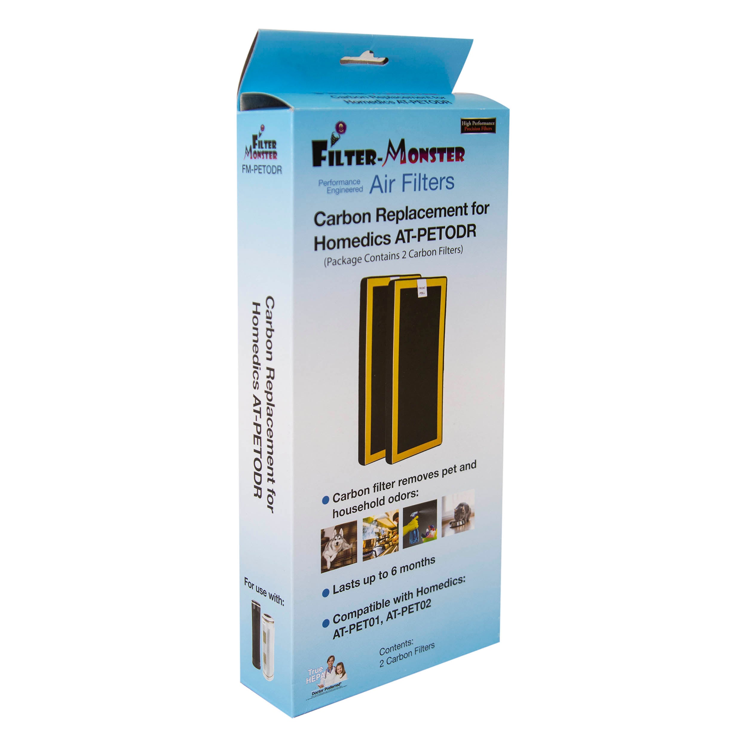 Filter-Monster True HEPA Replacement Filter Compatible with HoMedics