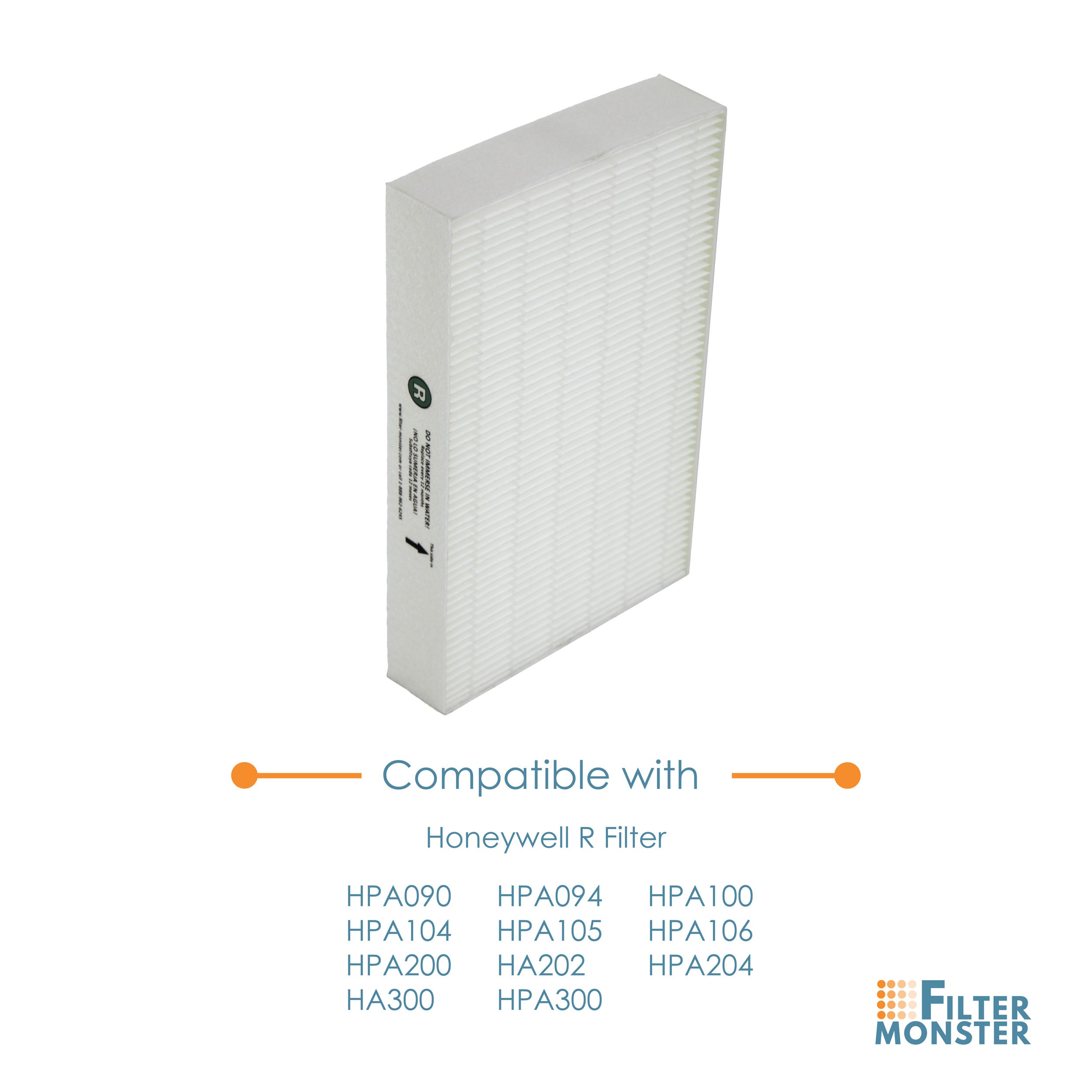 Filter-Monster True HEPA Replacement for Honeywell Filter R (HRF-R1)