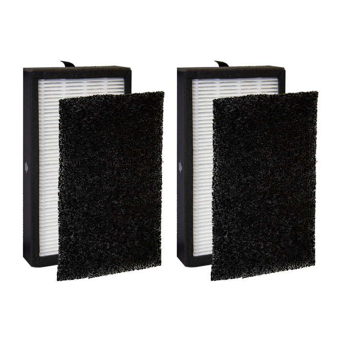 Filter-Monster True HEPA Replacement for GermGuardian FLT4100 Filter E, 2 Pack