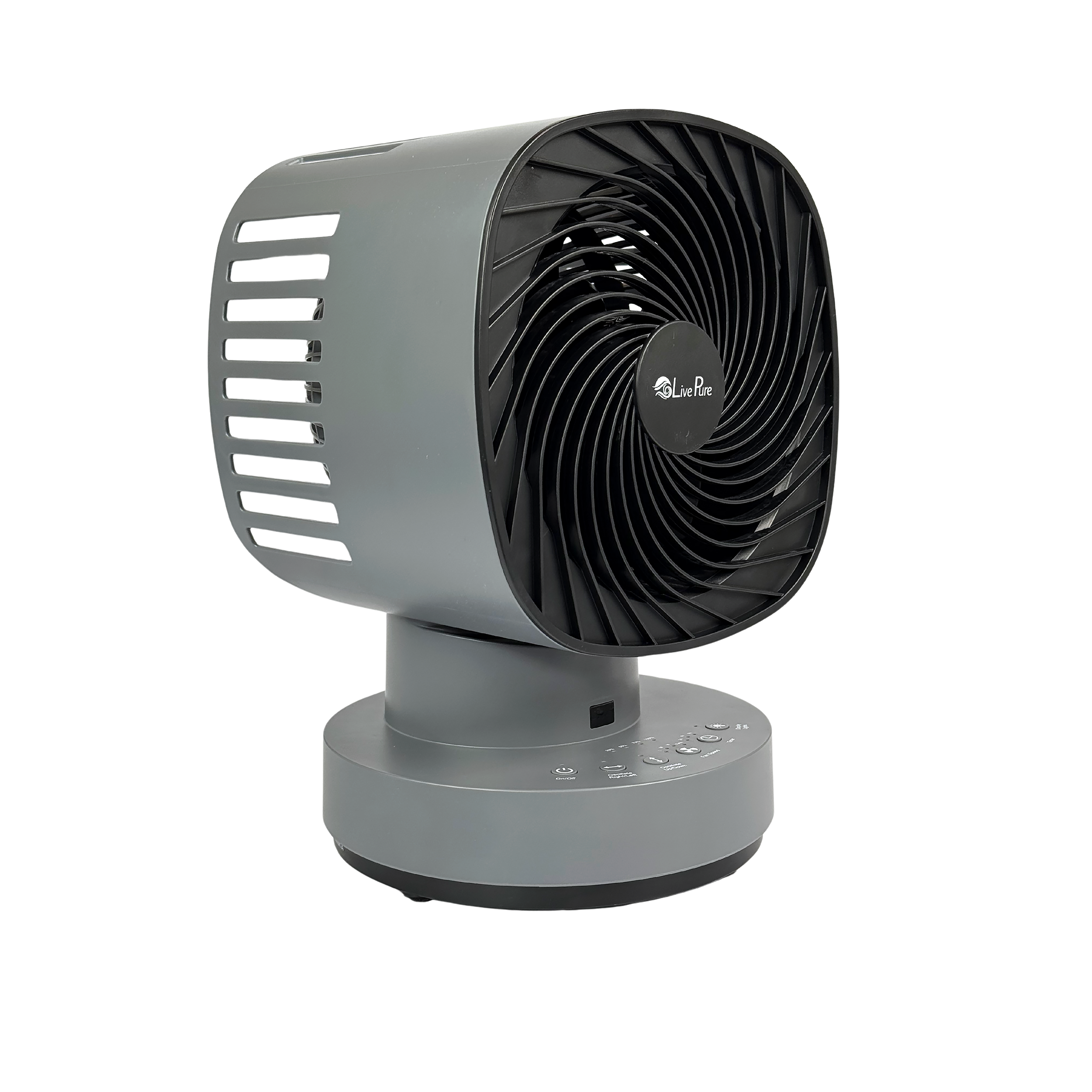 Rechargeable 4 Speed Orbital Dual Oscillating Fan with Remote