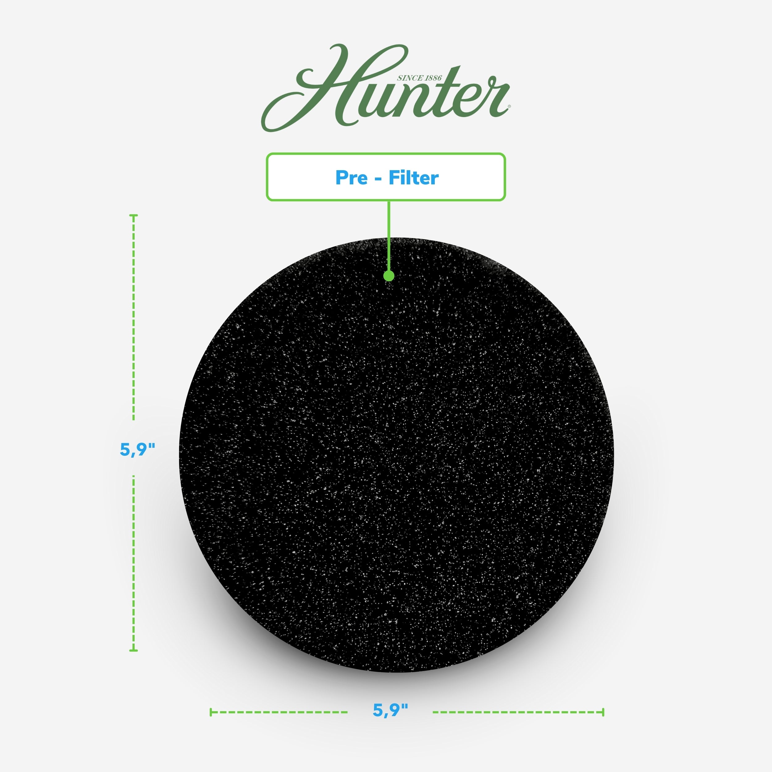 Hunter Replacement Air Purifier Filter Value Pack H-HF125-VP