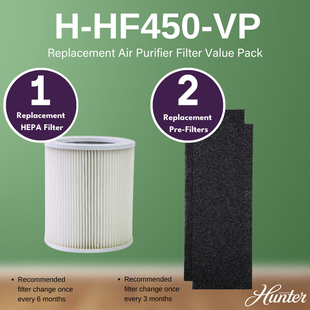 Hunter Replacement Air Purifier Filter Value Pack H-HF450-VP