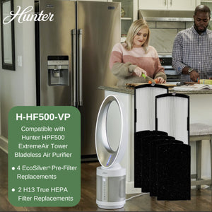 Hunter H-HF500-VP Replacement Air Purifier Filter Value Pack