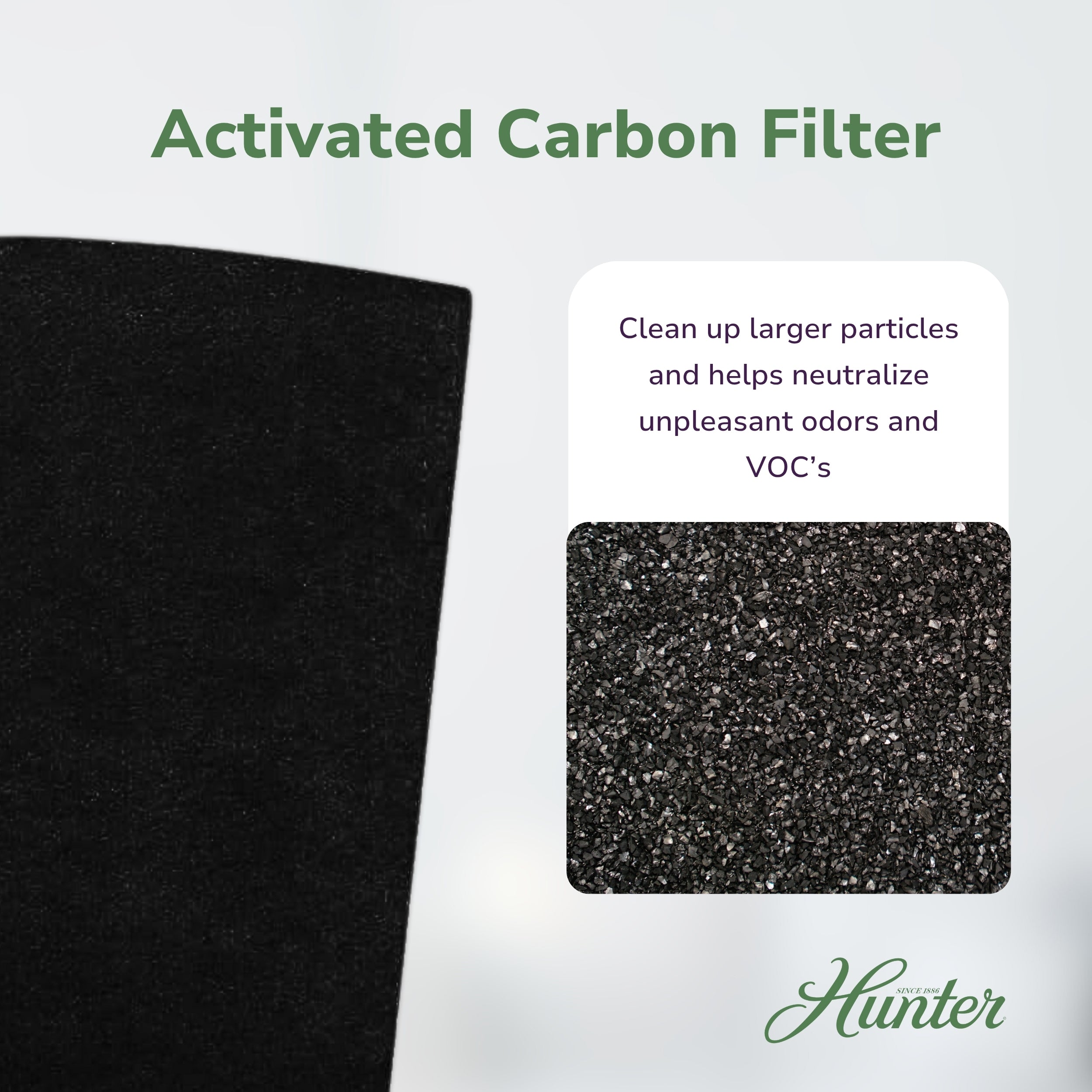 Hunter EcoSilver® Replacement Air Purifier Pre-Filter 2 Pack H-PF800