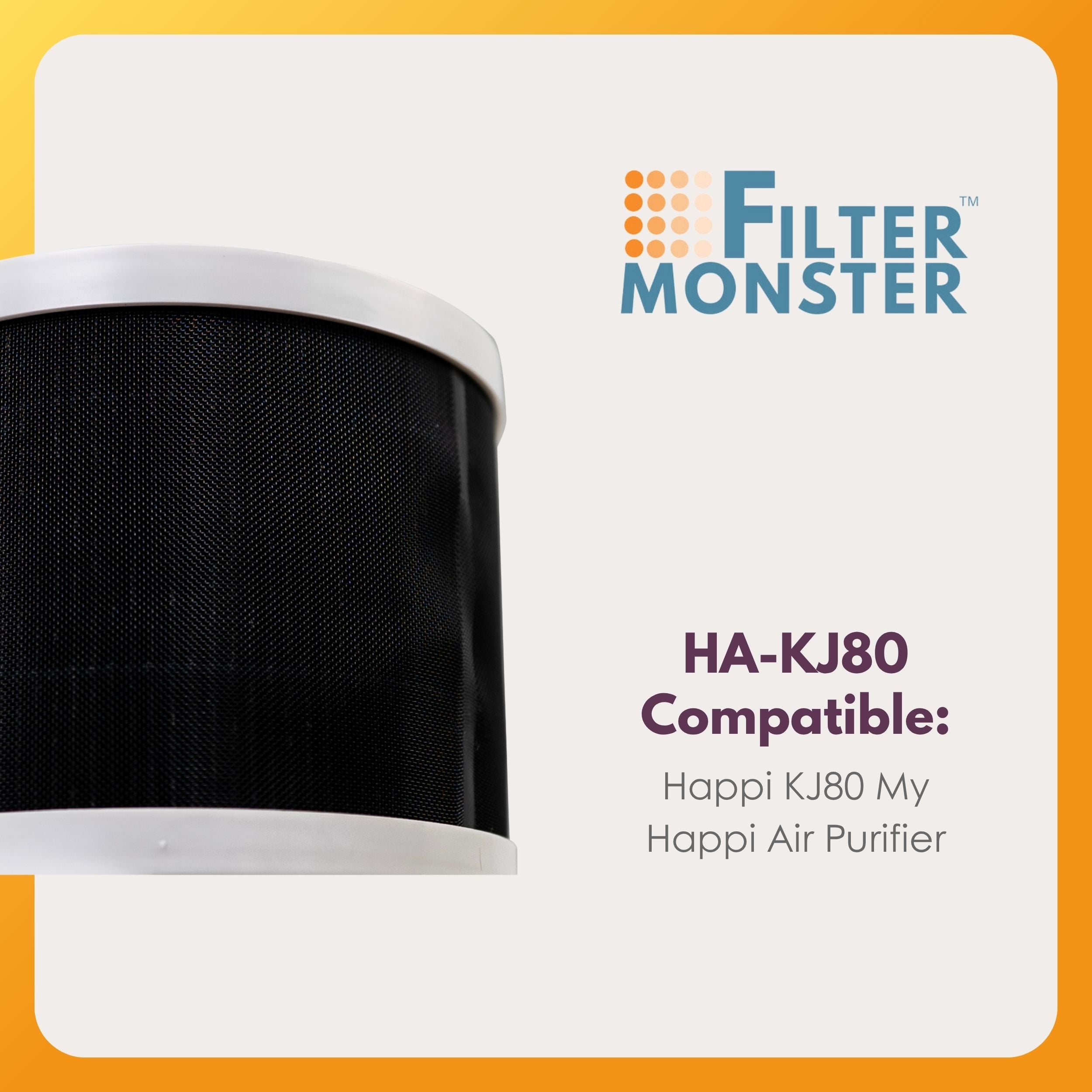 Filter-Monster Replacement Filter for Happi KJ80 Purifier