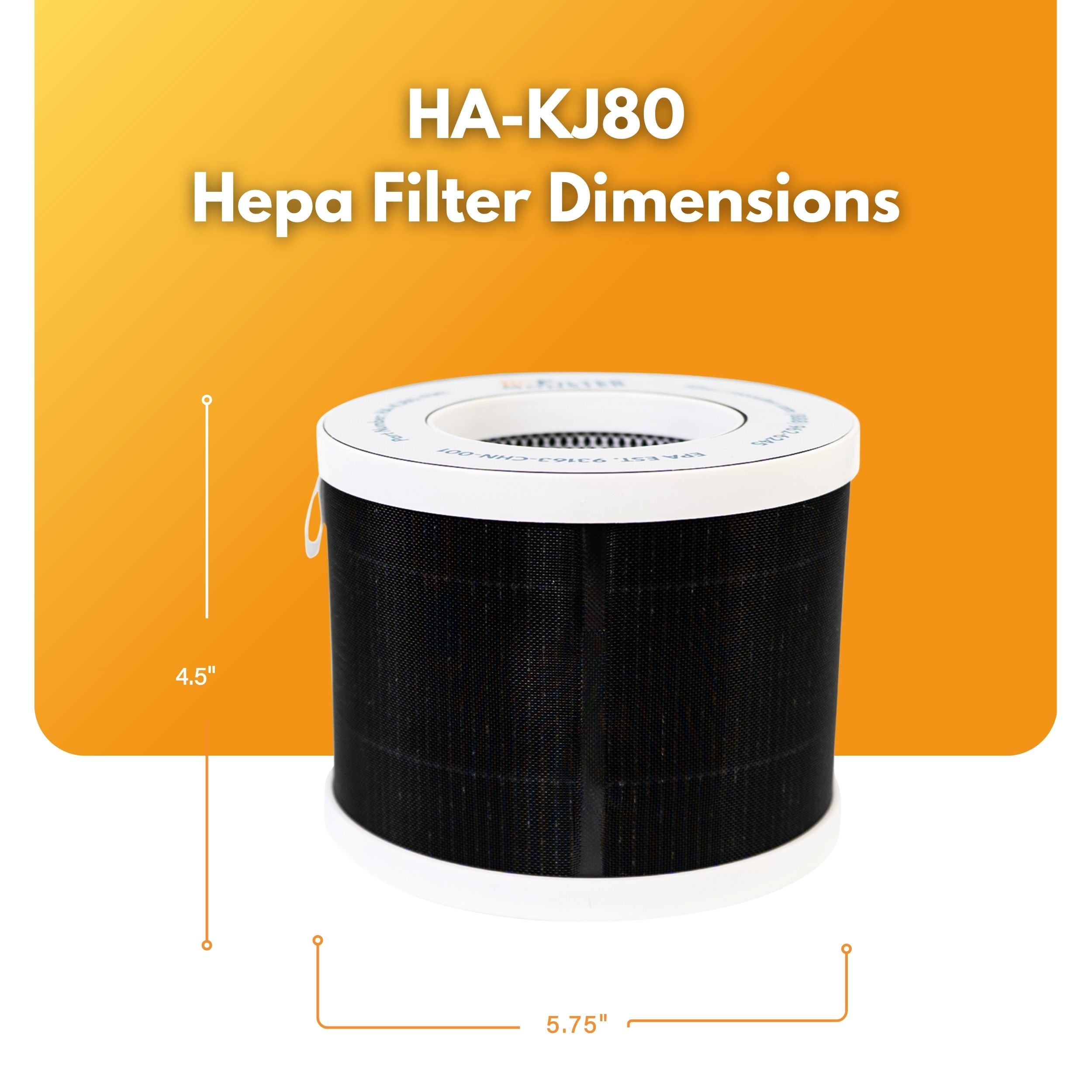Filter-Monster Replacement Filter for Happi KJ80 Purifier