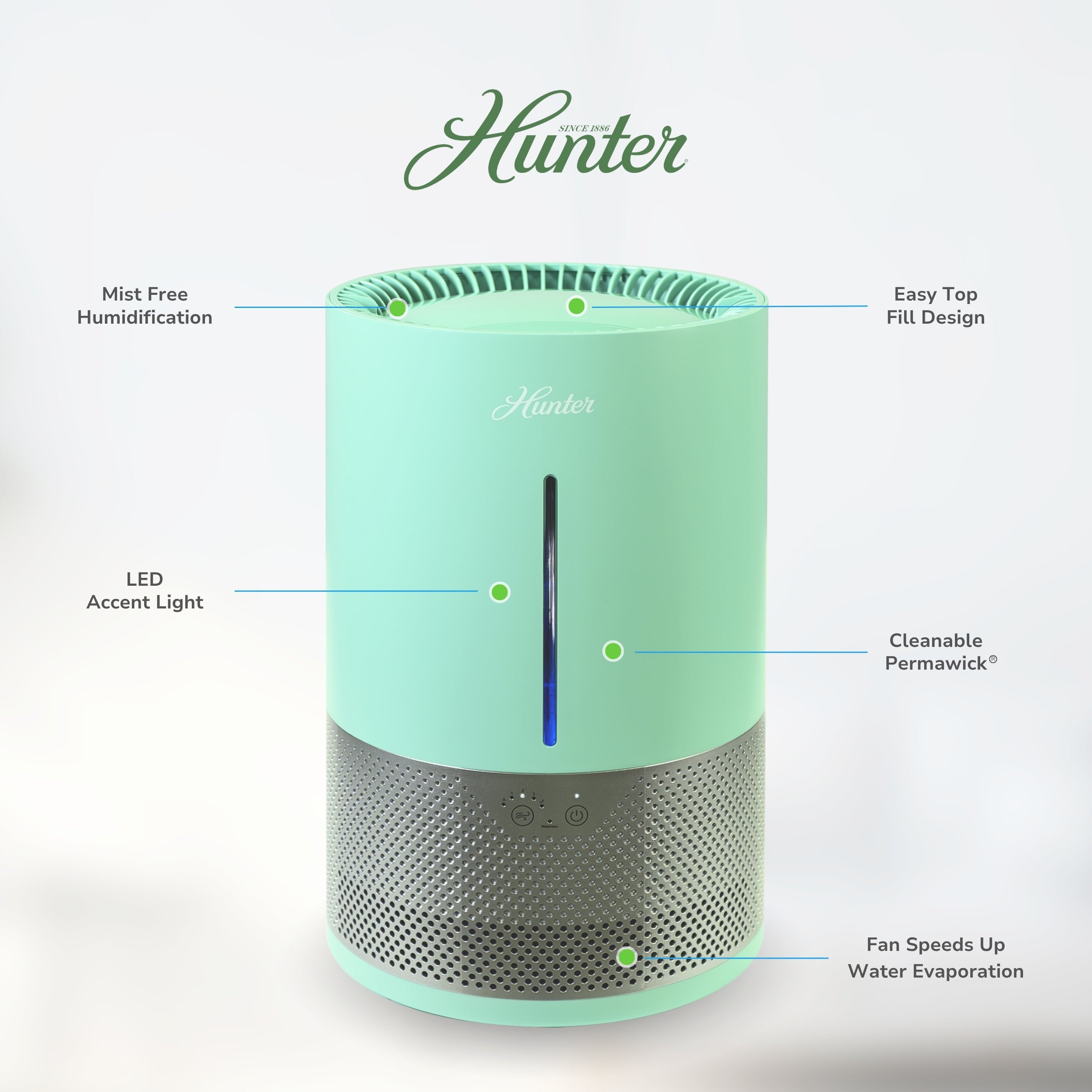 Hunter Aspire Evaporative 4.8L Humidifier HHE150