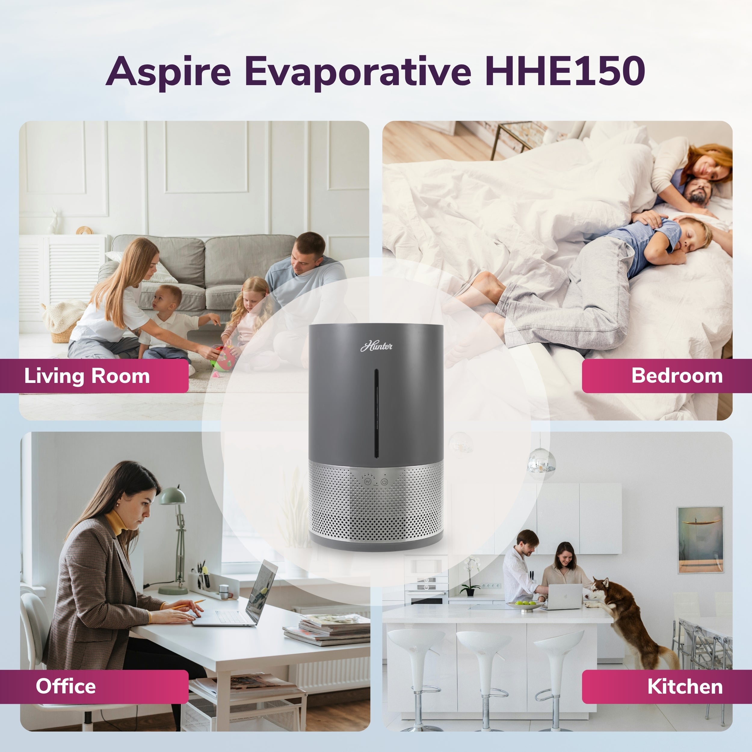 Hunter Aspire Evaporative 4.8L Humidifier HHE150