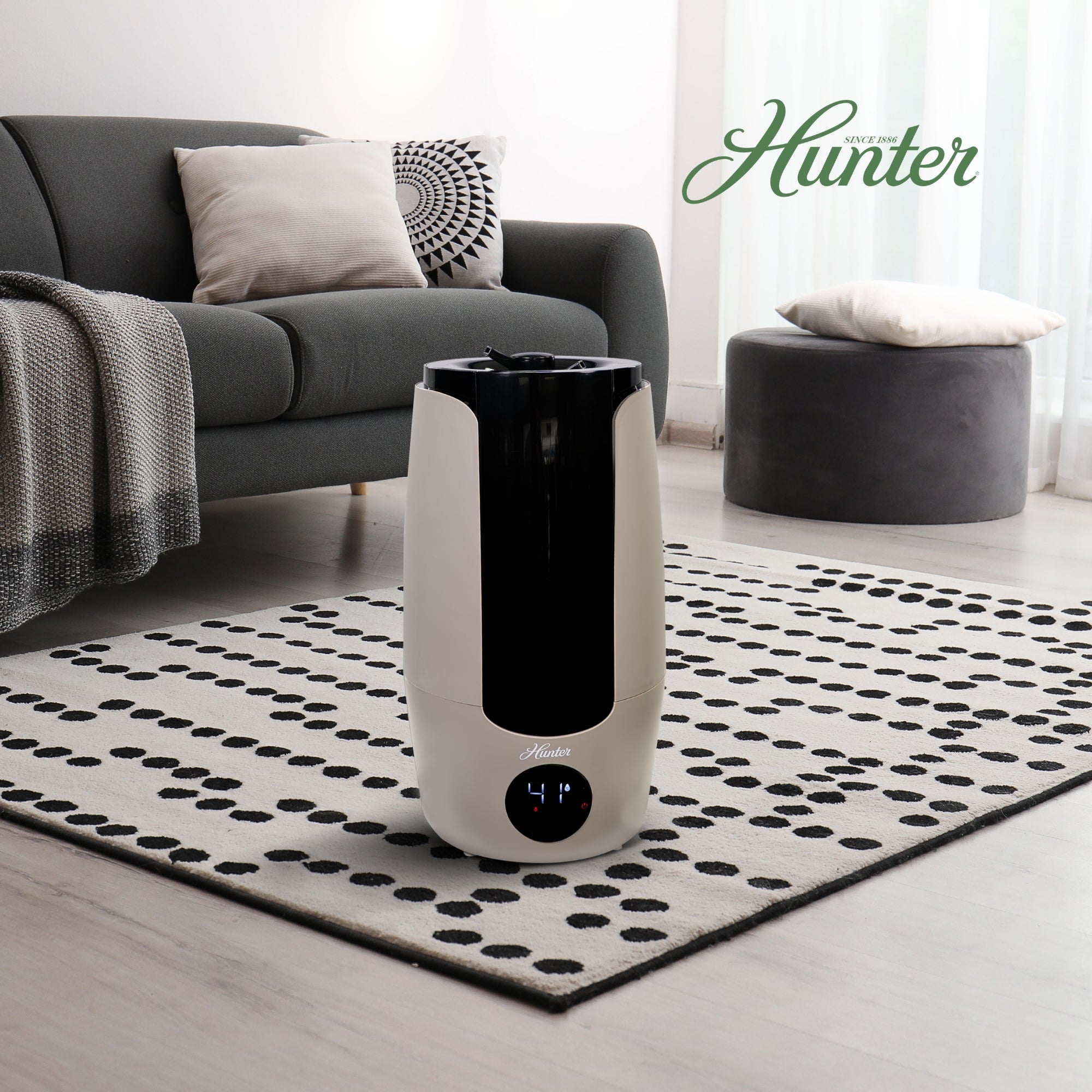 Hunter Aspire Ultrasonic 2.25 Gal Cool Mist Humidifier HHU400