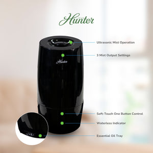 HHU425 Hunter Aspire 0.7 Gal Ultrasonic Cool Mist Humidifier