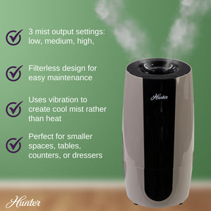 HHU425 Hunter Aspire 0.7 Gal Ultrasonic Cool Mist Humidifier