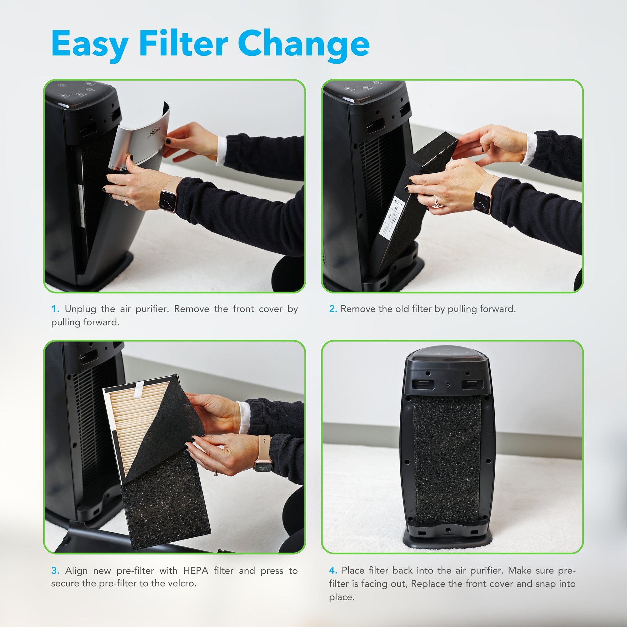 Hunter Medium Tower Air Purifier HP100