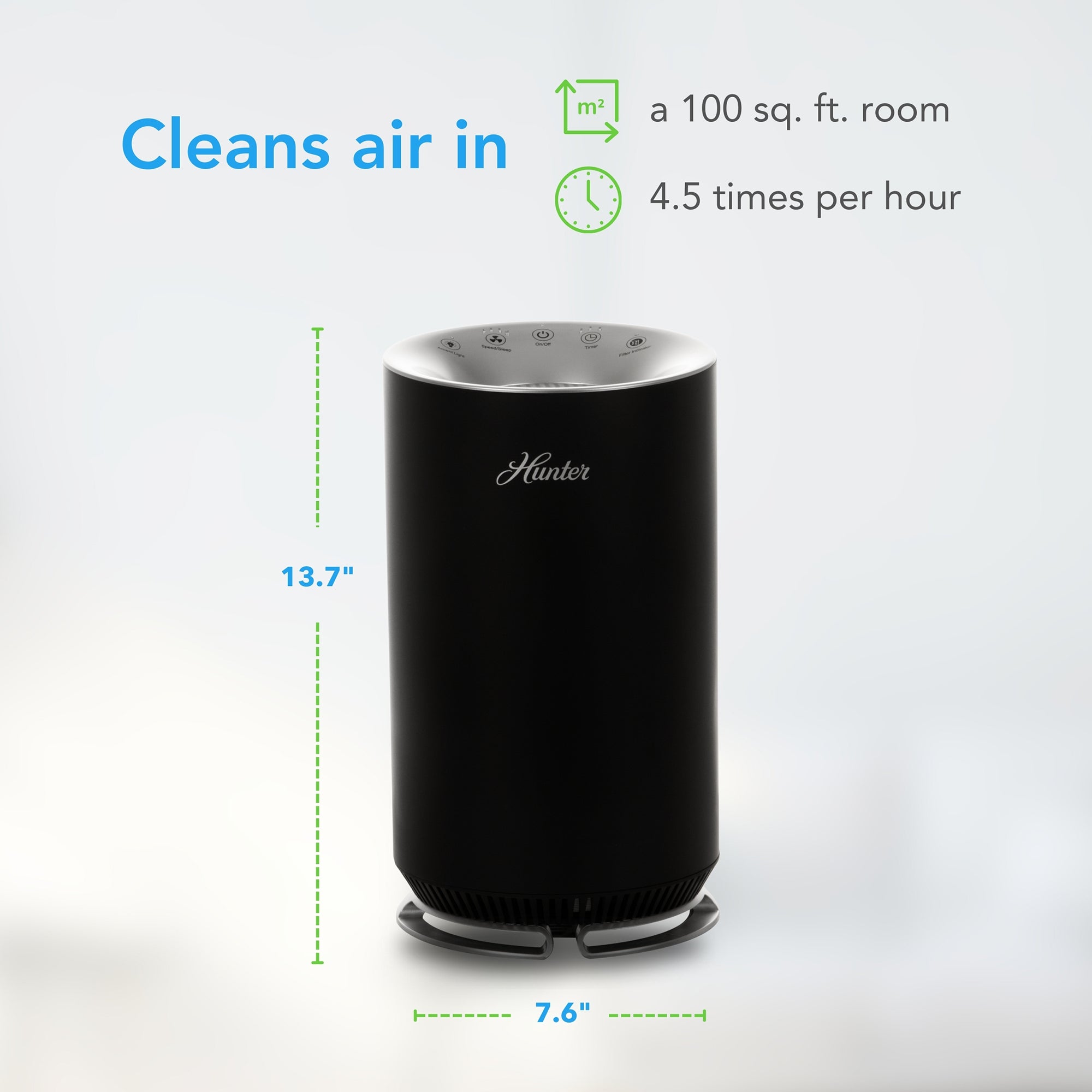Hunter AirX EcoSilver® HEPA Digital Air Purifier HP125