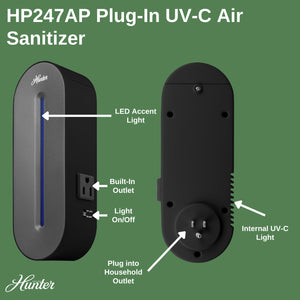 HP247AP Plug-In UV-C Air Sanitizer