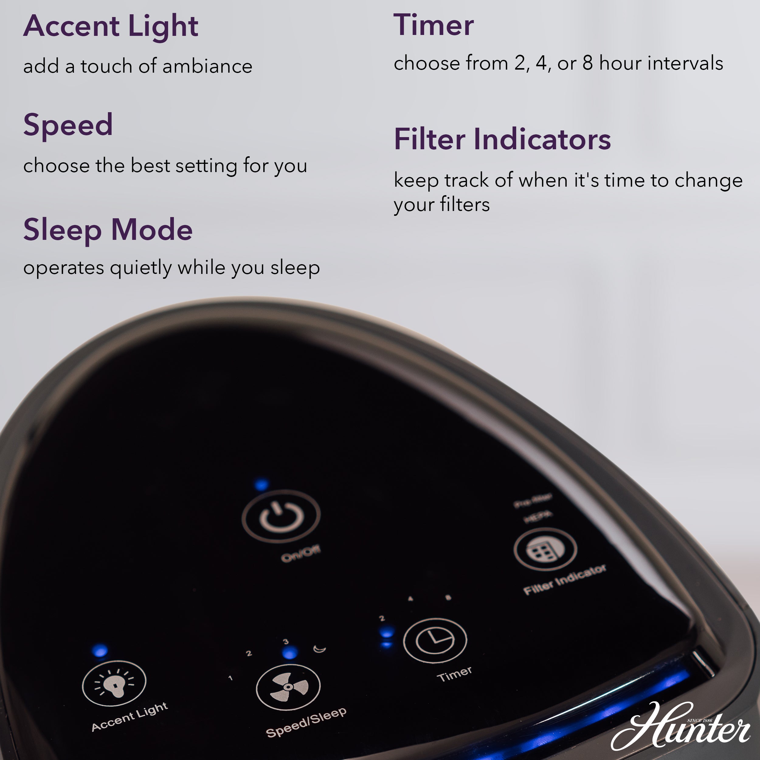 Hunter Tall Tower Air Purifier HP600