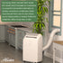 Hunter 10,000 BTU (8,000 SACC) Portable Air Conditioner with Heat for Rooms Up to 450 Sq. Ft. HPAC-12C150P