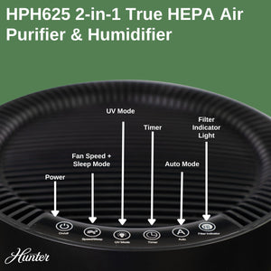 HPH625 2-in-1 True HEPA Air Purifier & Humidifier