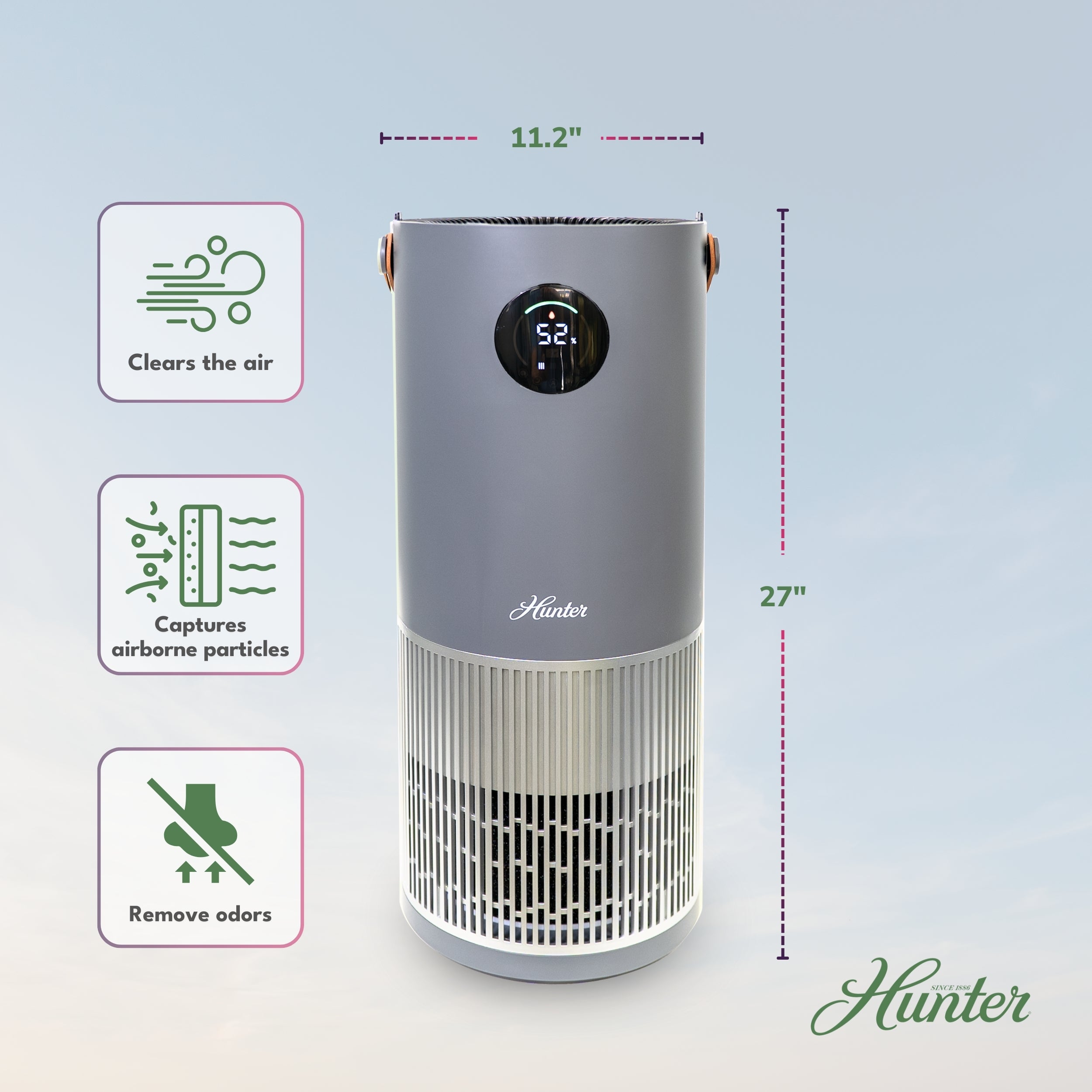 Hunter 2-in-1 True HEPA Air Purifier & Humidifier HPH625