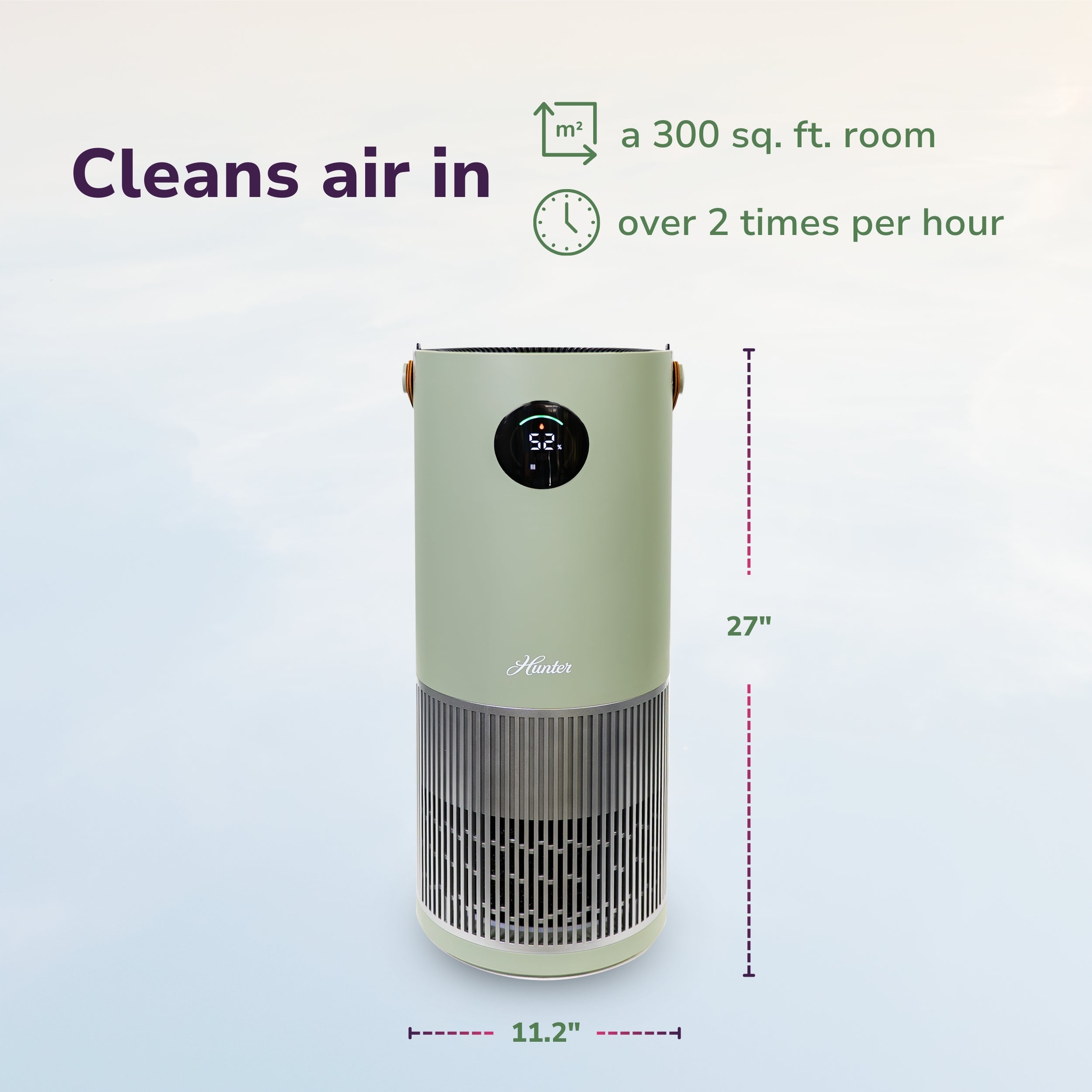 Hunter 2-in-1 True HEPA Air Purifier & Humidifier HPH625