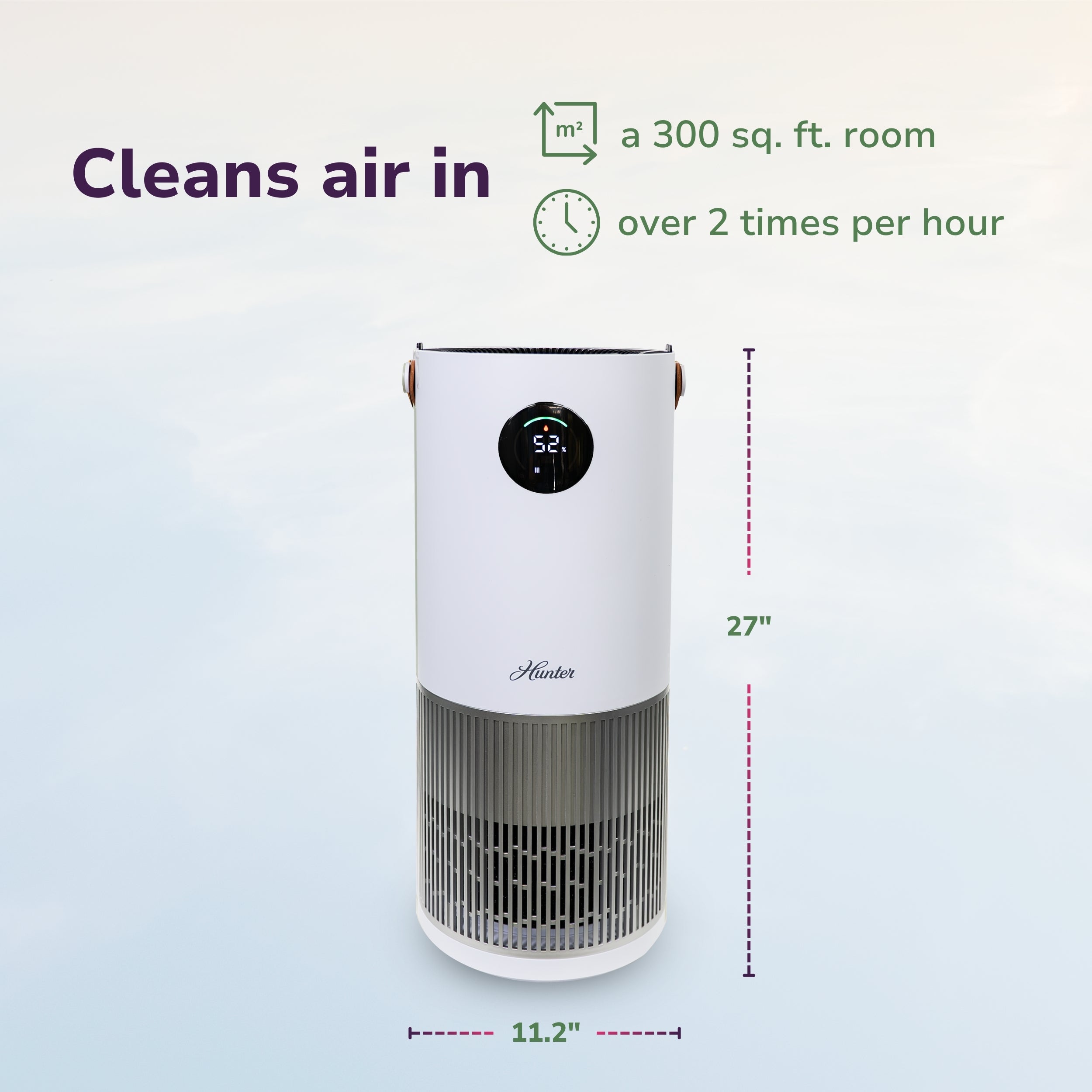Hunter 2-in-1 True HEPA Air Purifier & Humidifier HPH625