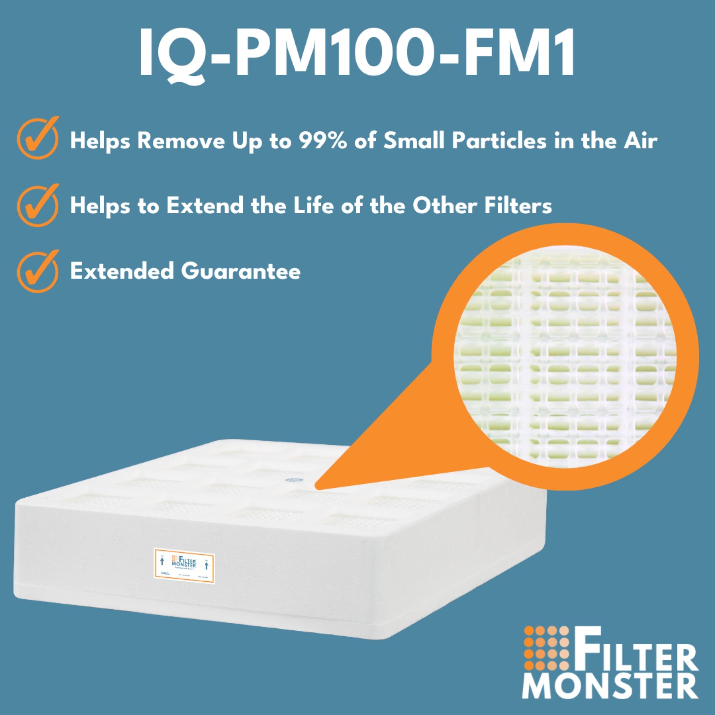 Filter-Monster Medical Grade Replacement Compatible with IQAir PreMax Pre-Filter