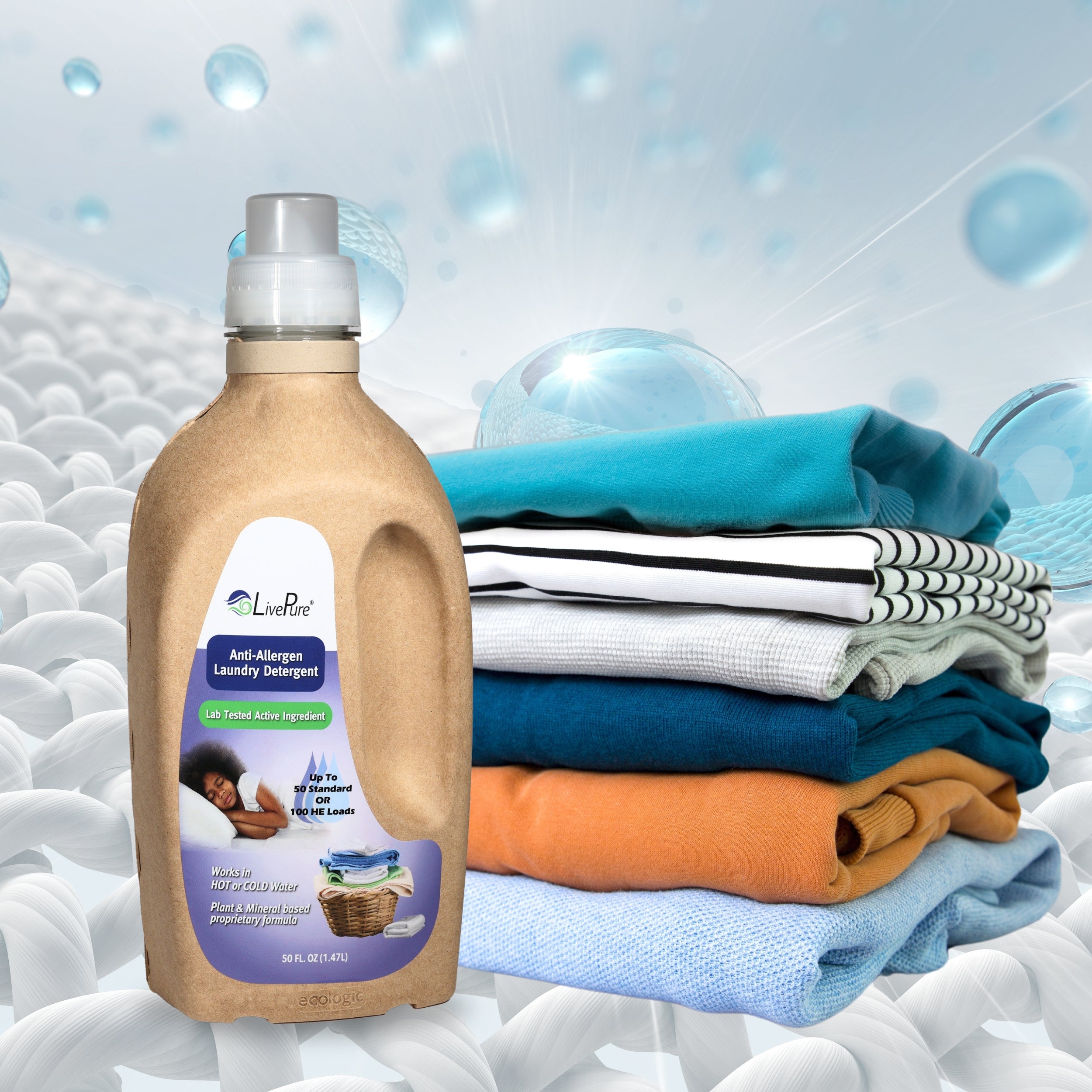 LivePure Anti-Allergen Laundry Detergent LP-DET
