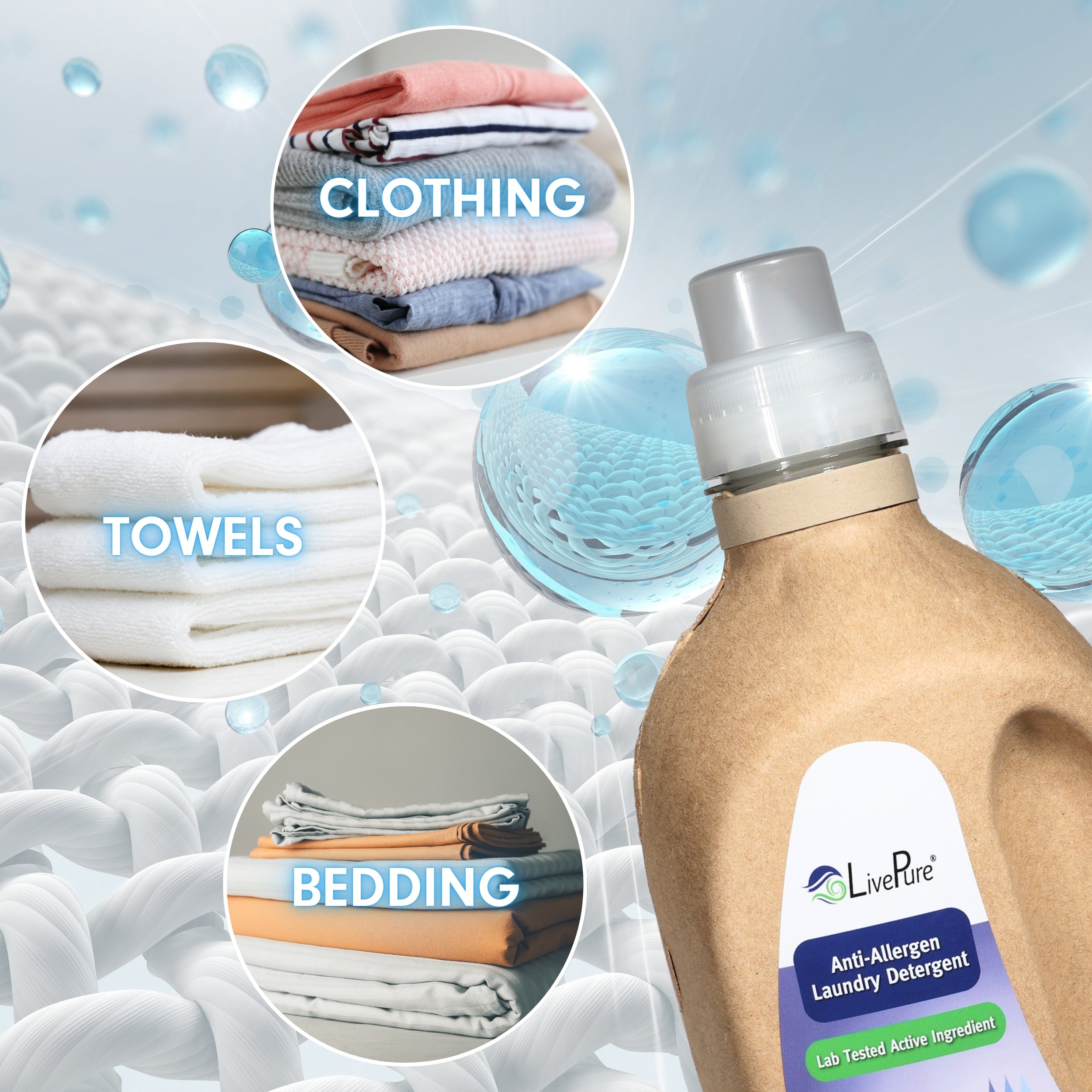 LivePure Anti-Allergen Laundry Detergent LP-DET