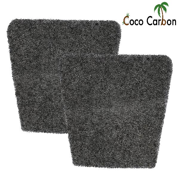 LivePure CocoCarbon Filter for Bladeless Auto-Duster Fan 2-Pack  LP-PF1900-FAP