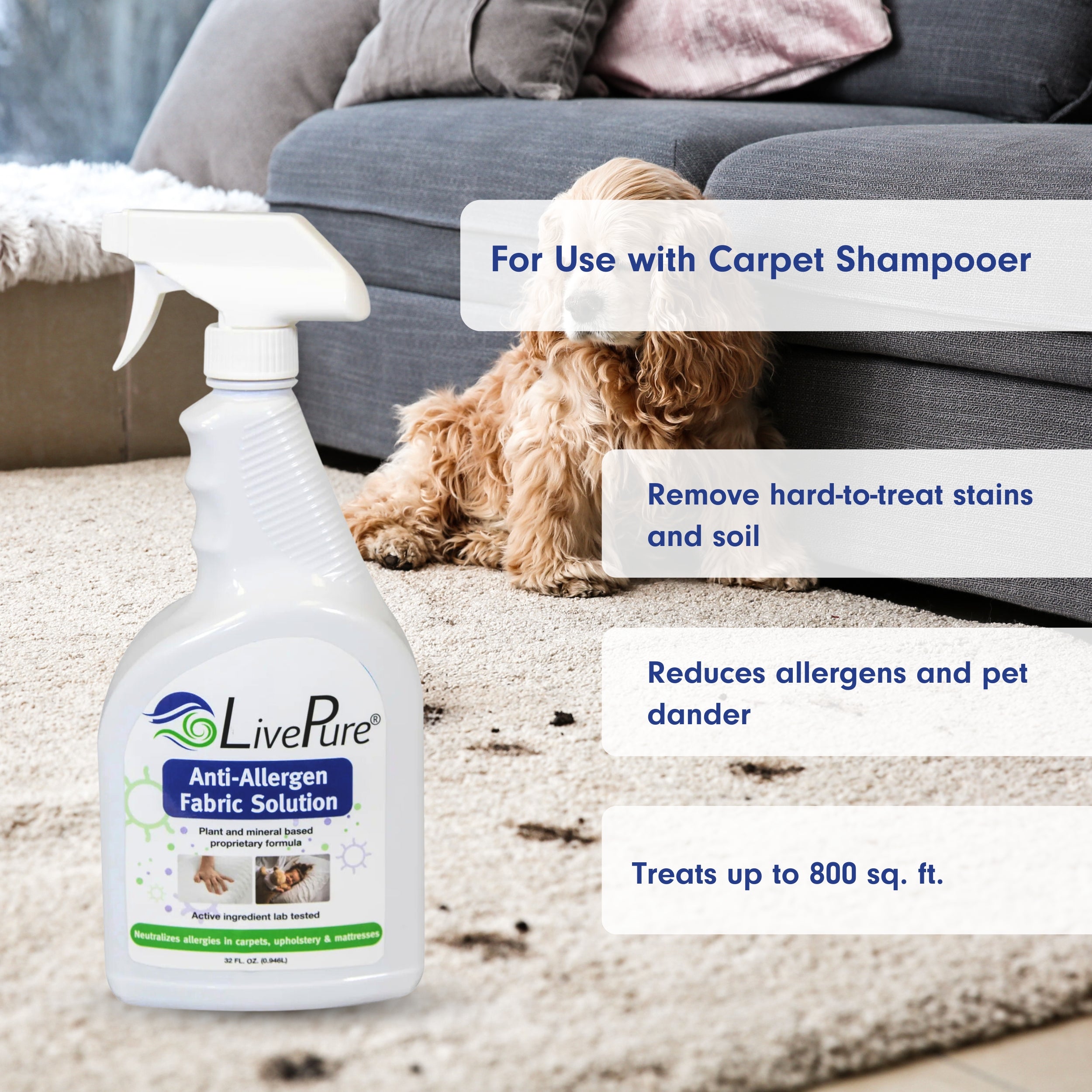 LivePure Anti-Allergen Fabric Sprays