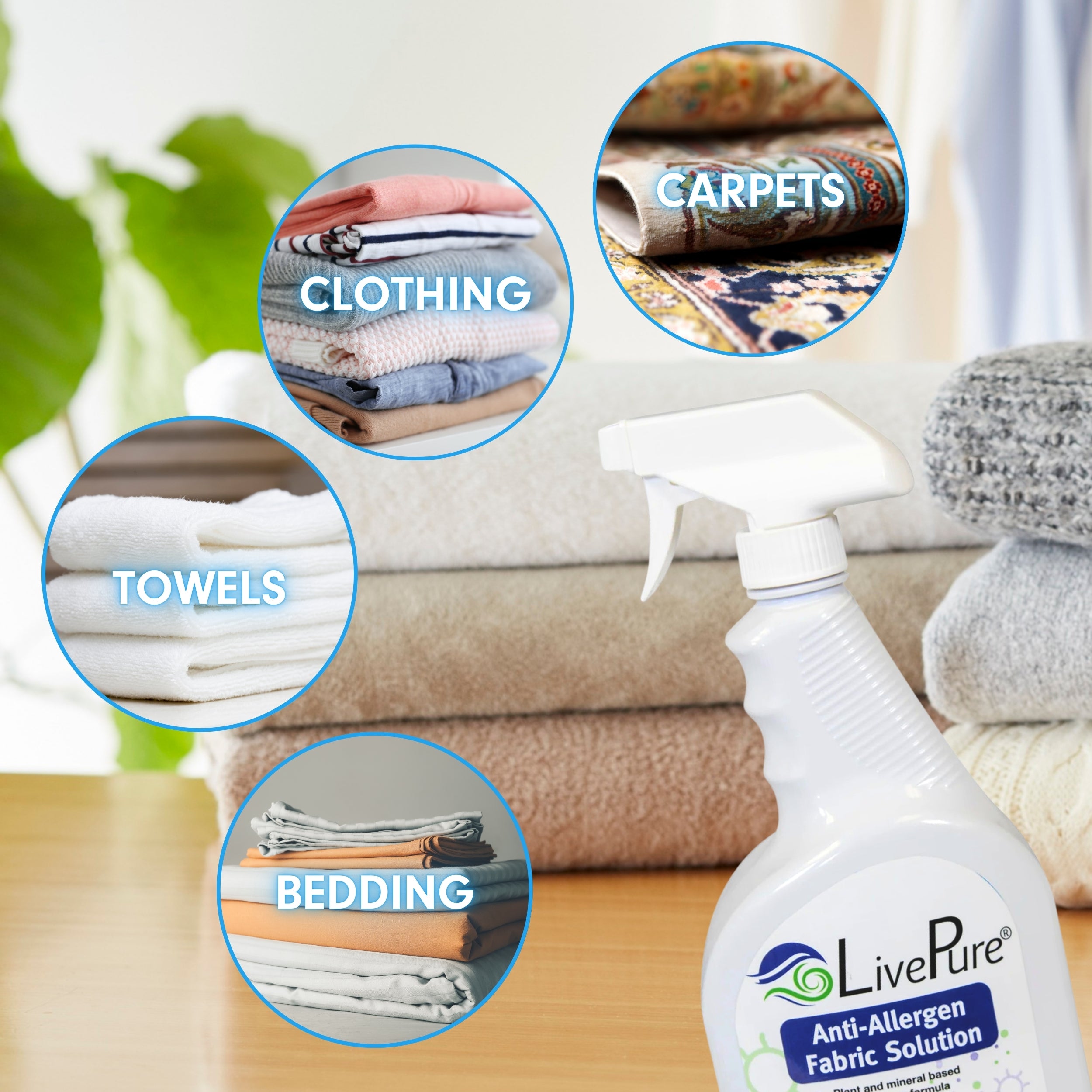 LivePure Anti-Allergen Fabric Sprays