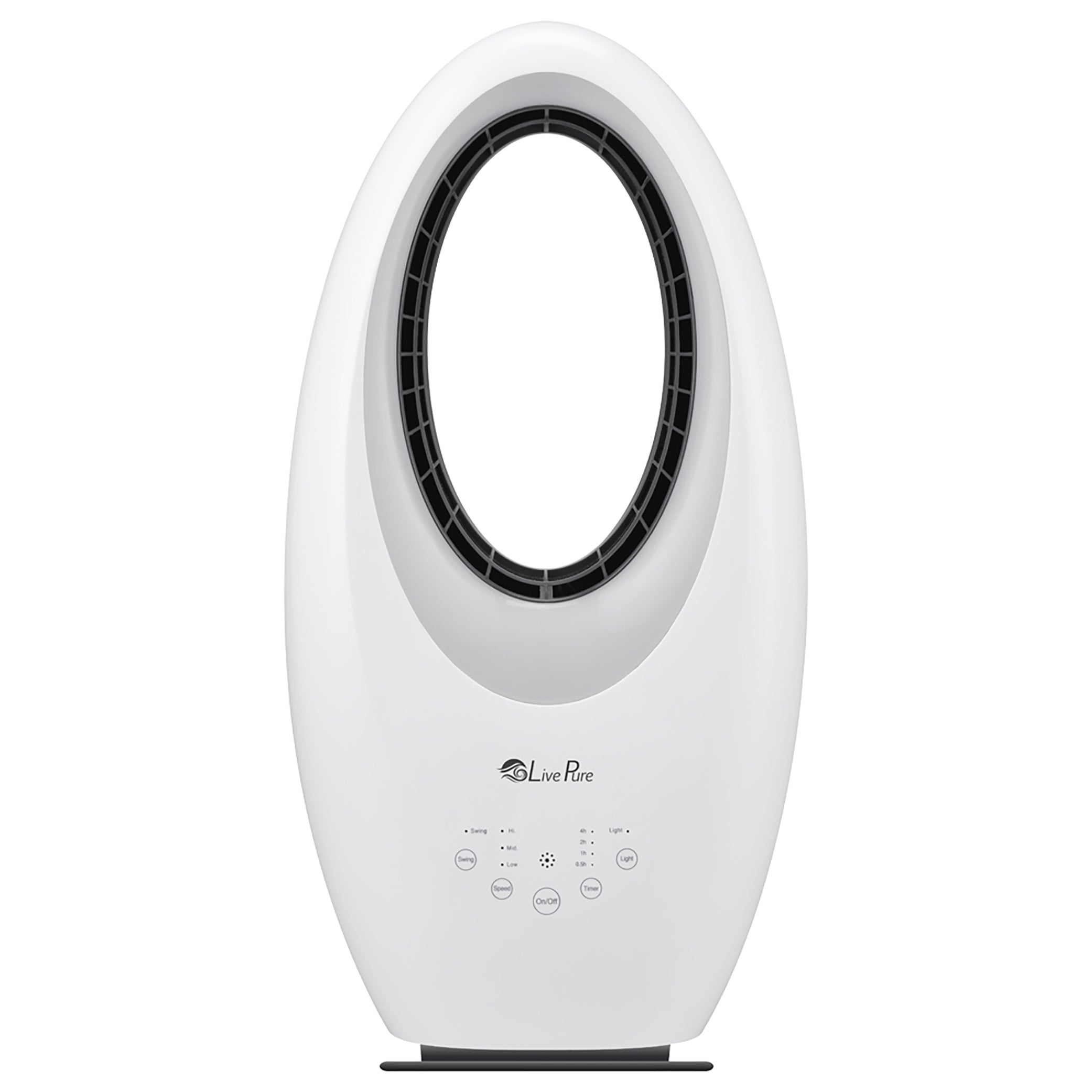 LivePure Bladeless Auto-Duster Oscillating Fan w/FilterLP1700FAP