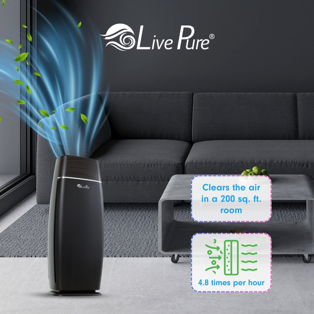 LivePure Sierra Series  Digital Tall Tower Air Purifier LP260TH