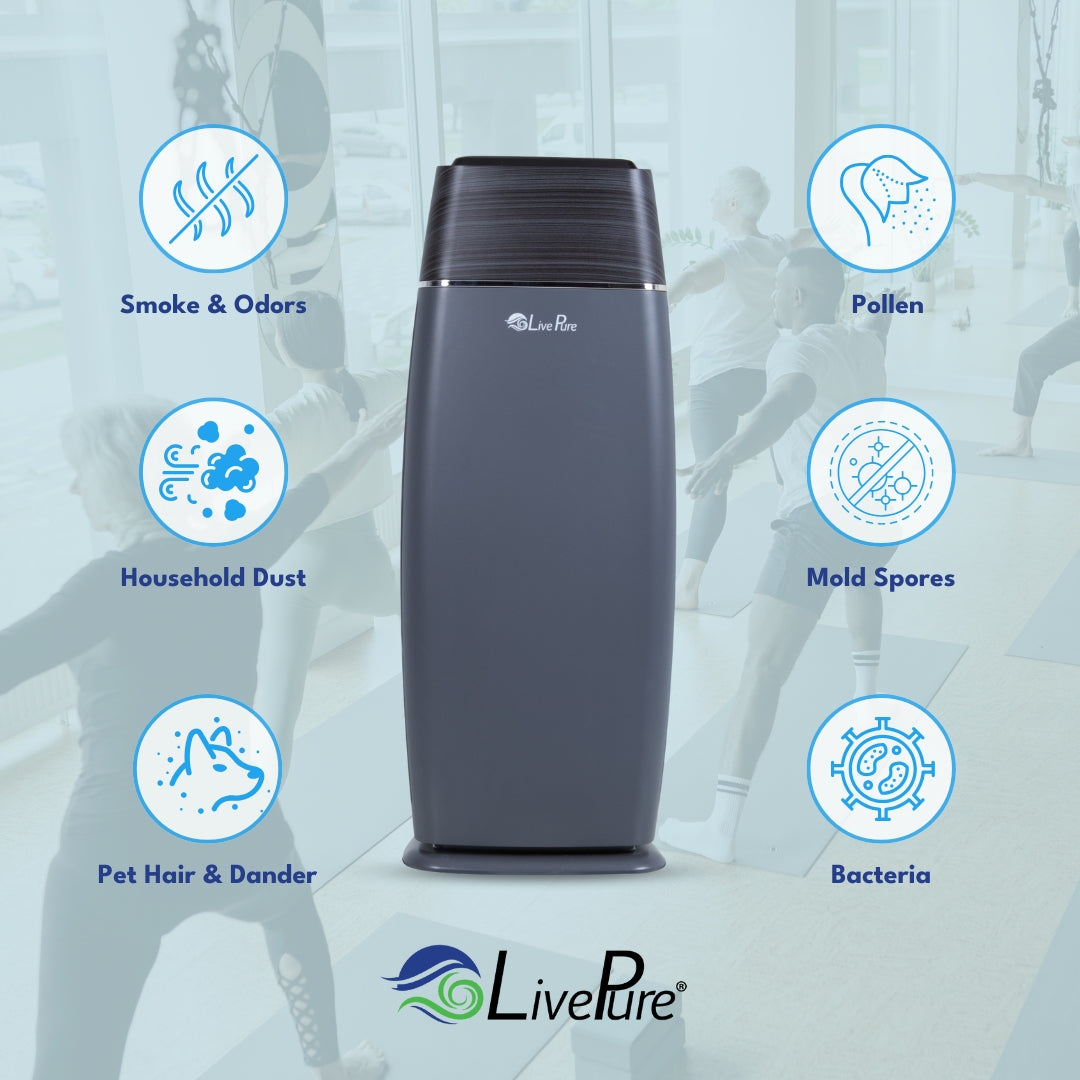 LivePure Sierra Series  Digital Tall Tower Air Purifier LP260TH