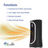 LivePure 3-in-1 Clean Heat Air Purifier/Heater LP500APHTR