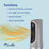 LivePure 3-in-1 Clean Heat Air Purifier/Heater LP500APHTR