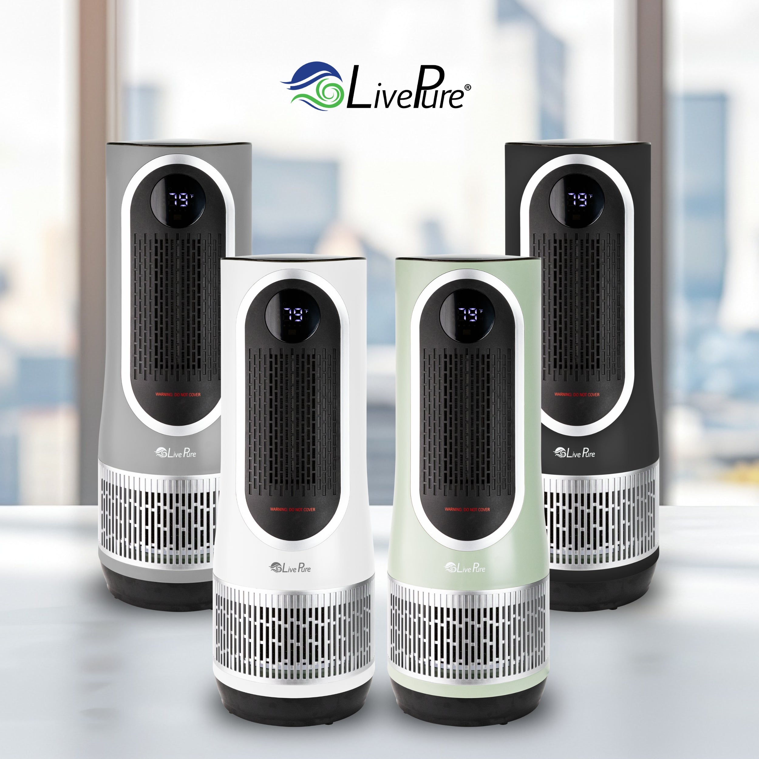 LivePure 3-in-1 Clean Heat Air Purifier/Heater LP500APHTR