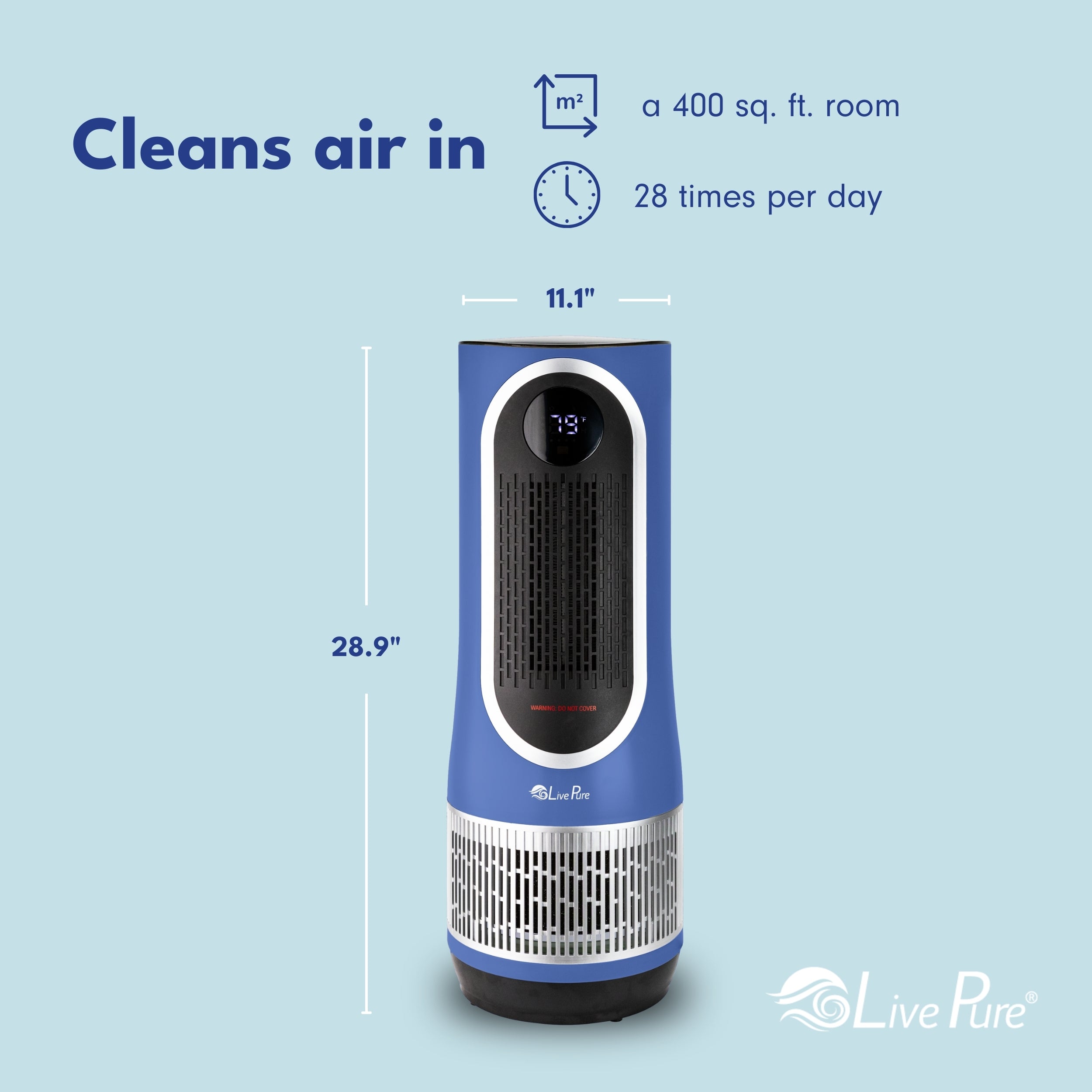 LivePure 3-in-1 Air Purifier/Fan and Heater LP520APHTR