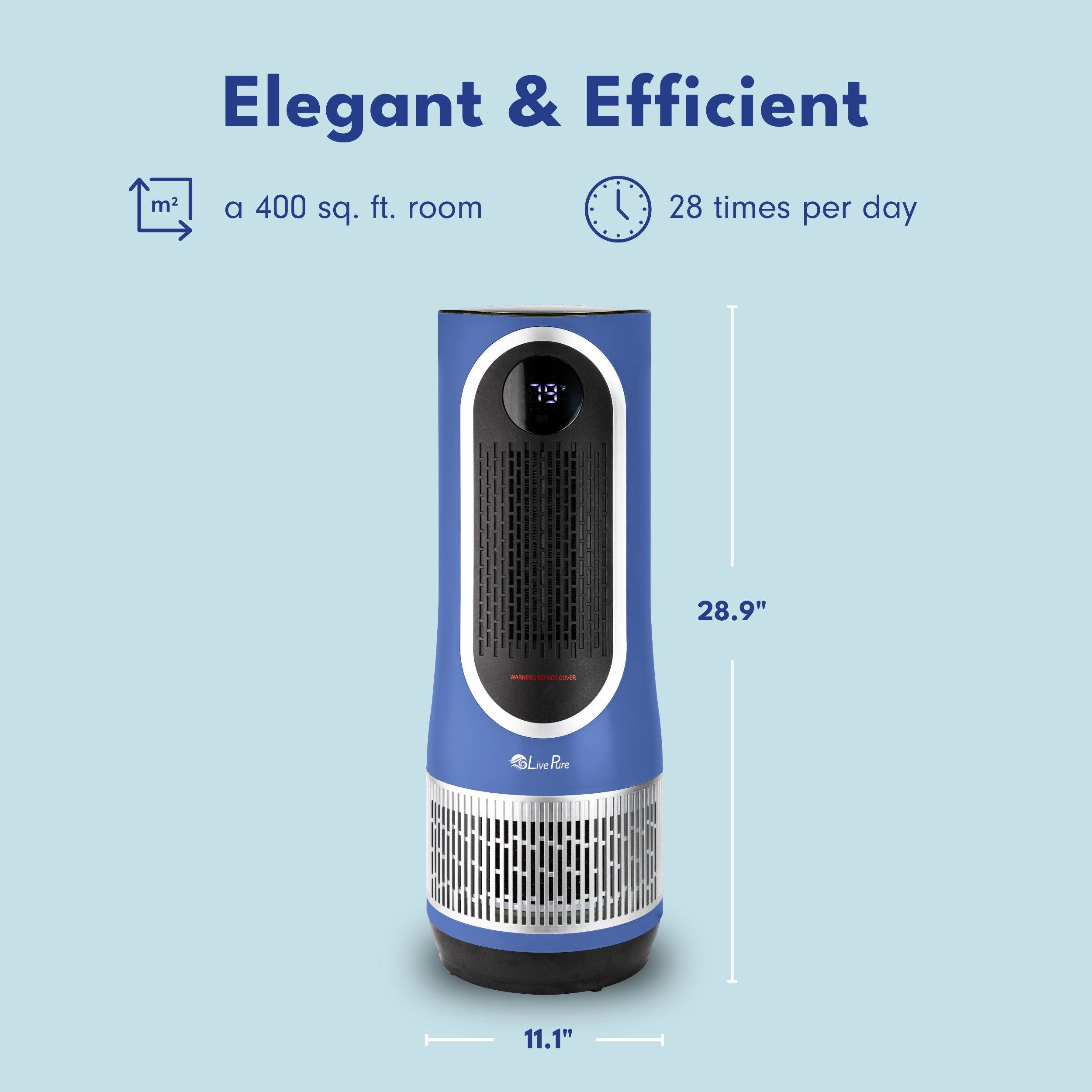 LivePure 3-in-1 Air Purifier/Fan and Heater LP520APHTR