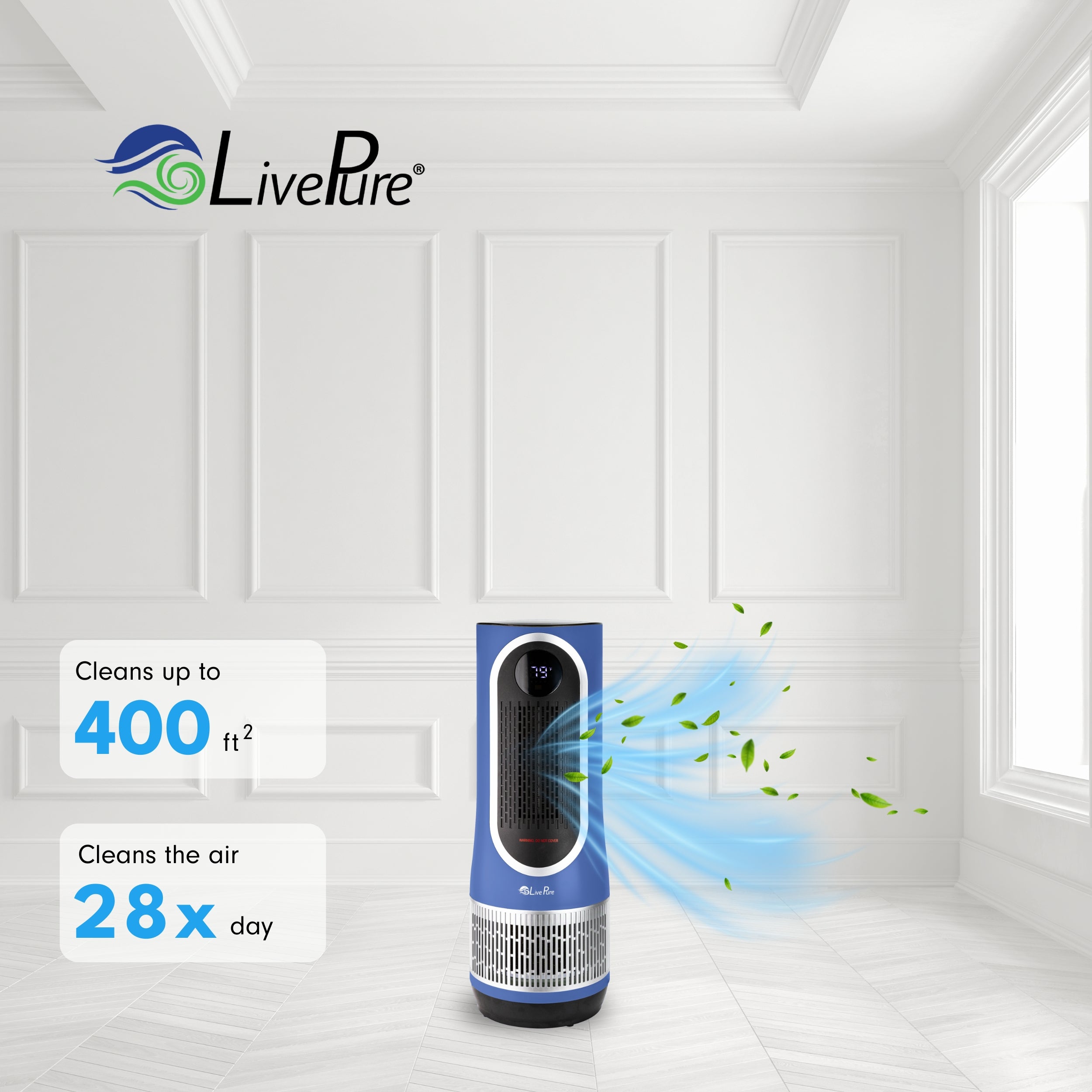 LivePure 3-in-1 Air Purifier/Fan and Heater LP520APHTR